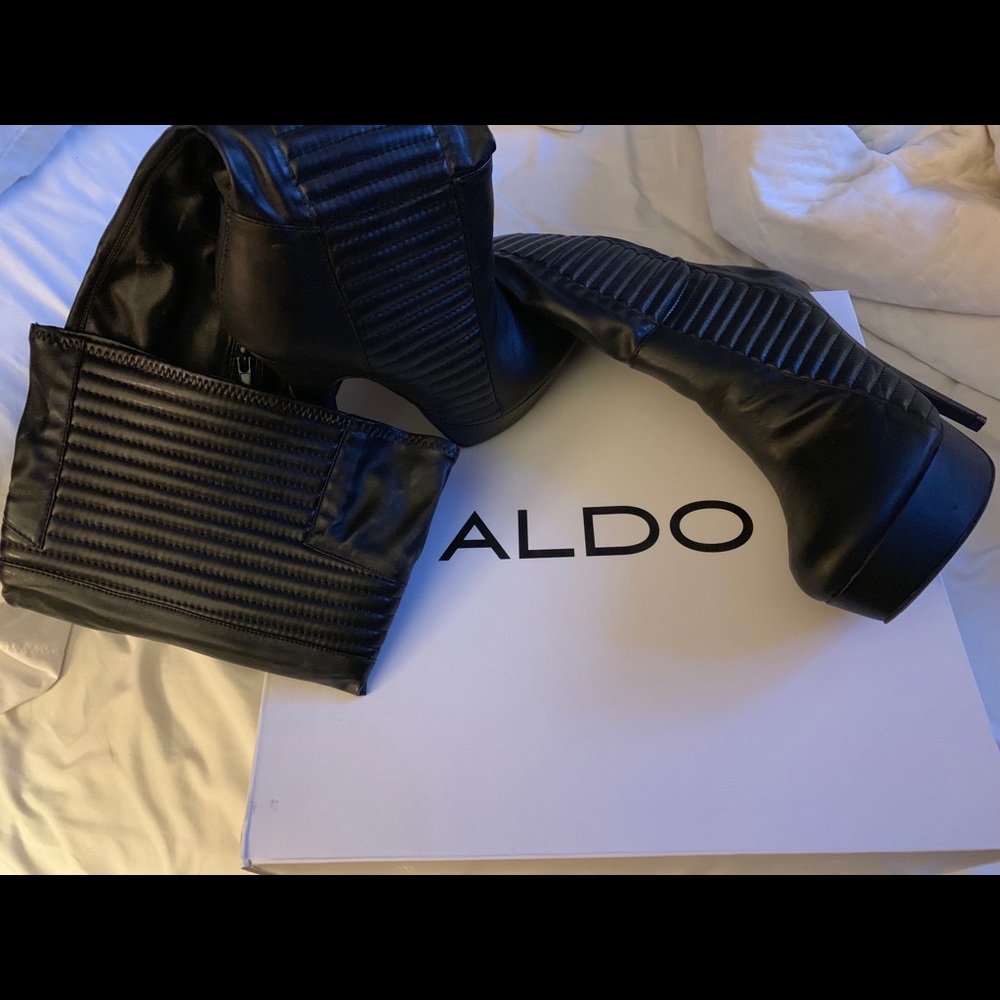 Thigh high boots New ALDO.  One size fits all.